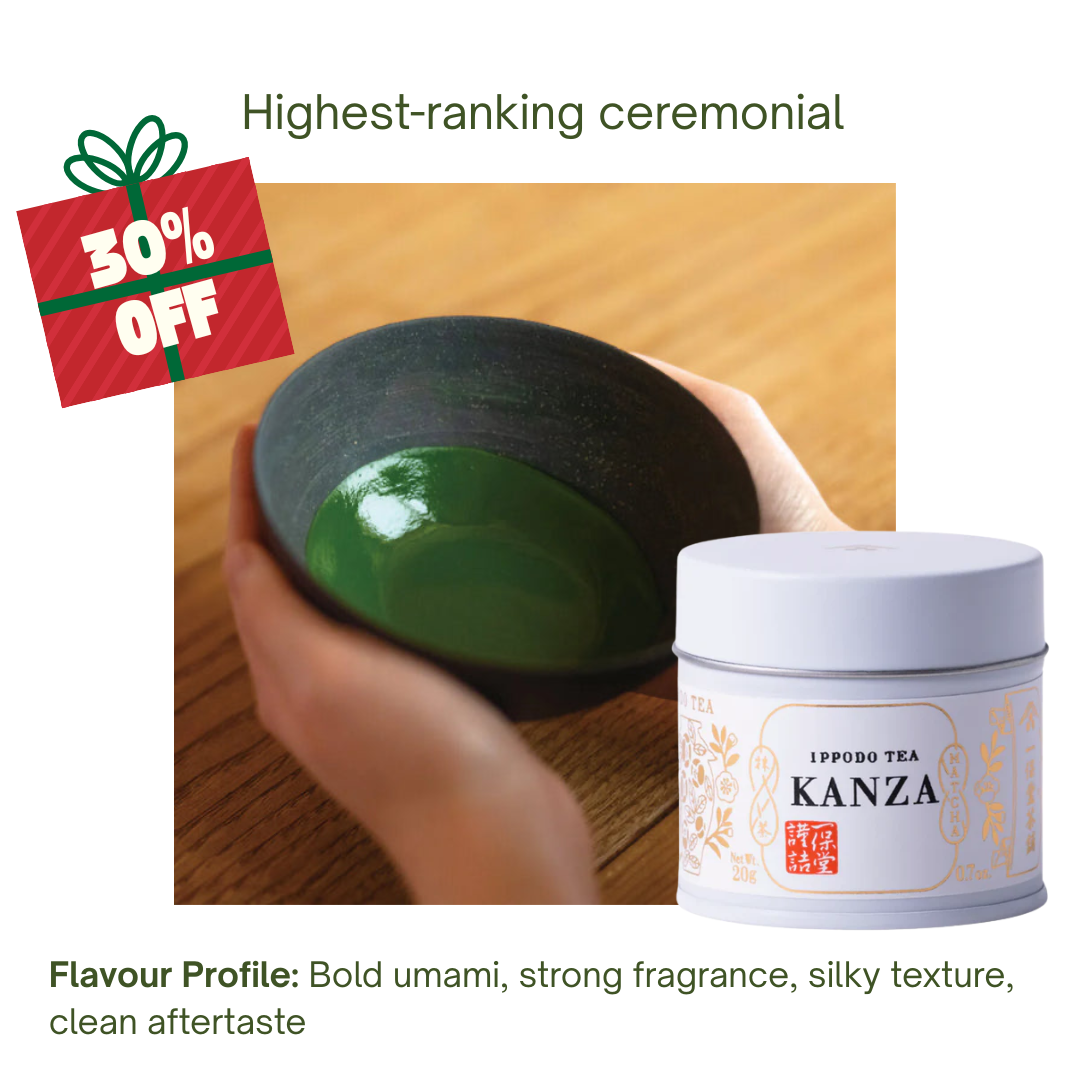 Ippodo Tea Matcha - Kanza 20g Ceremonial Japanese Matcha Powder