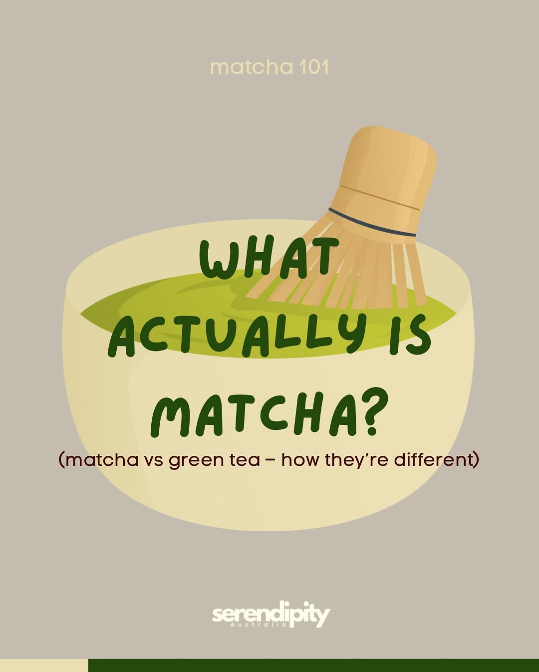 What Actually Is Matcha? Matcha vs Green Tea Explained – Serendipity ...