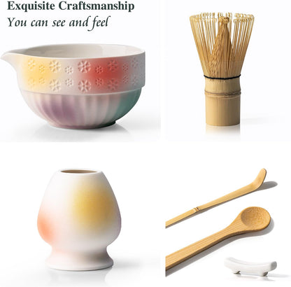 8 Piece Premium Matcha Set – (Bowl, Whisk, Scoop, Sifter & Accessories)