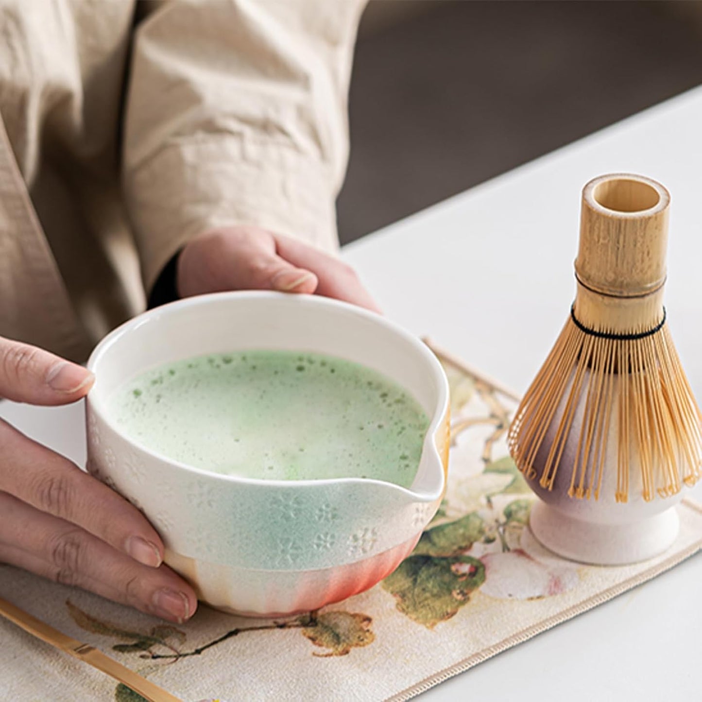 8 Piece Premium Matcha Set – (Bowl, Whisk, Scoop, Sifter & Accessories)