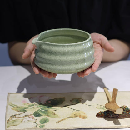 8 Piece Premium Matcha Set – (Traditional Chasen, Chashaku, Bowl, Sifter & Accessories)