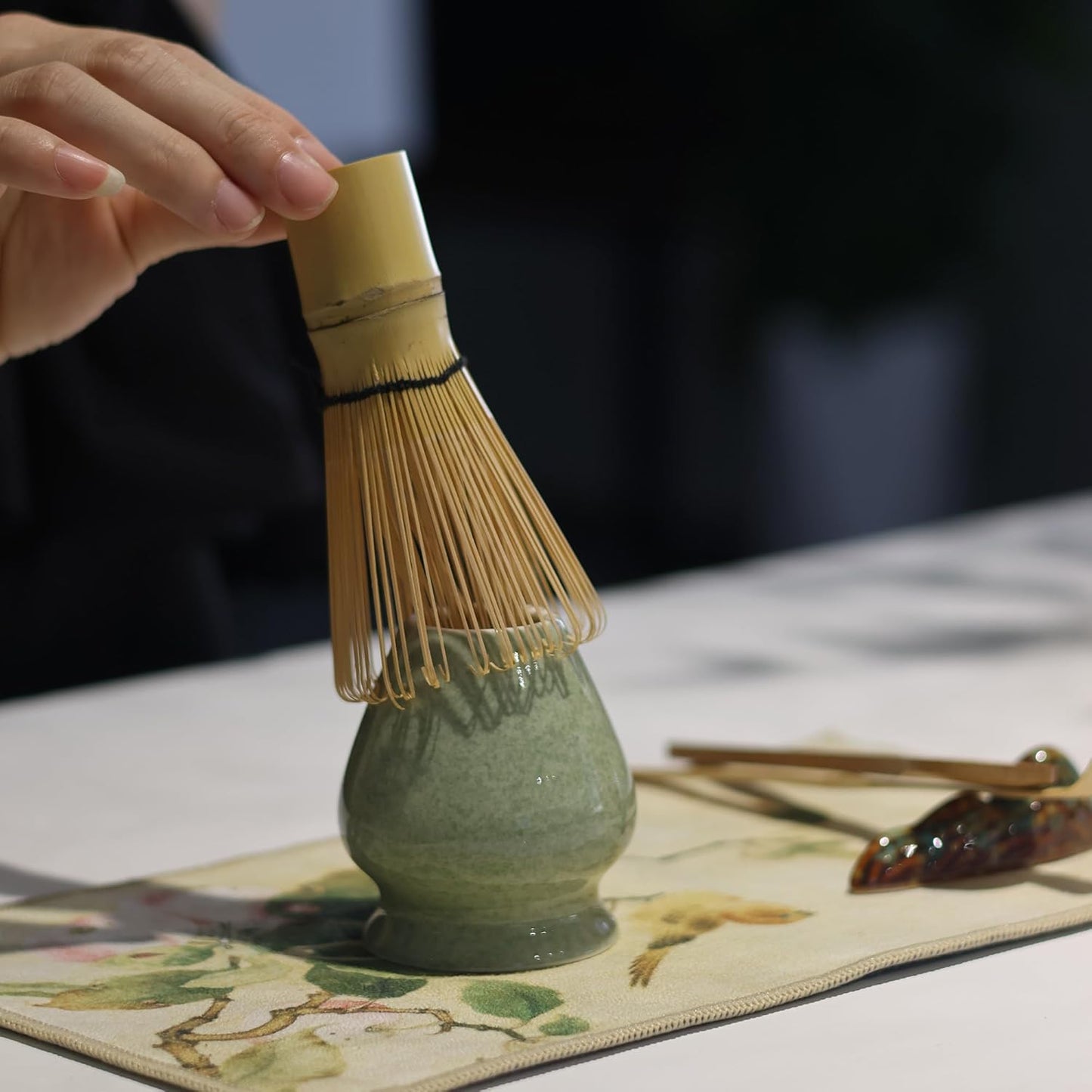 8 Piece Premium Matcha Set – (Traditional Chasen, Chashaku, Bowl, Sifter & Accessories)