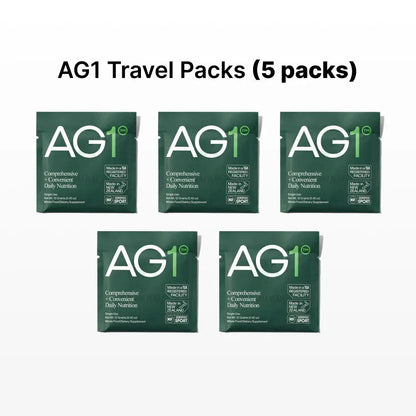 AG1 Athletic Greens Travel Packs - Comprehensive Daily Nutrition (Single-Serve) Athletic Greens