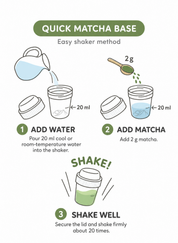 Japanese Mini Matcha Shaker – Whisk-Free Matcha in Seconds
