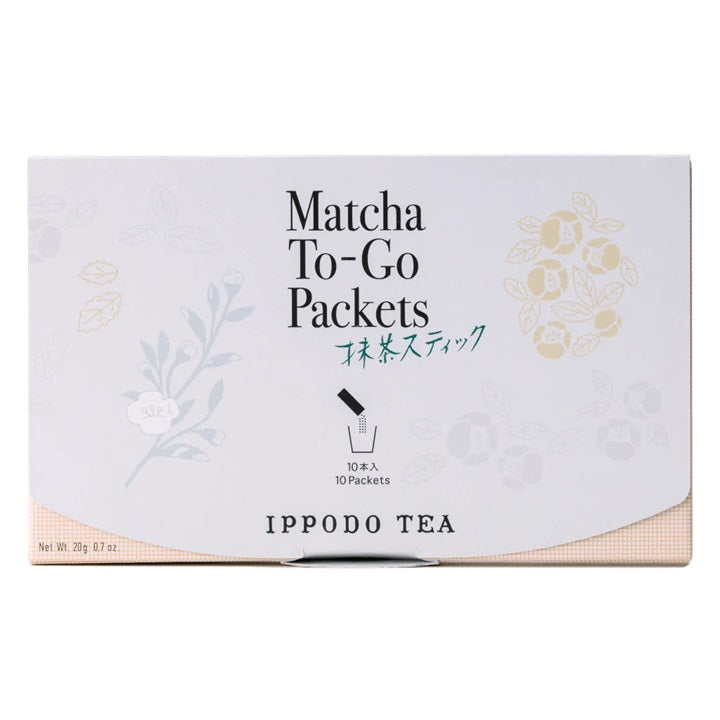 Ippodo Tea Matcha - Ceremonial Matcha To-Go Packets (2g x 10 packets ...
