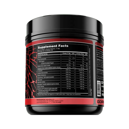 Gorilla Mode NITRIC - Stim Free Pre - Workout • Gym Focus & Energy • Pump & Focus - Serendipity Australia