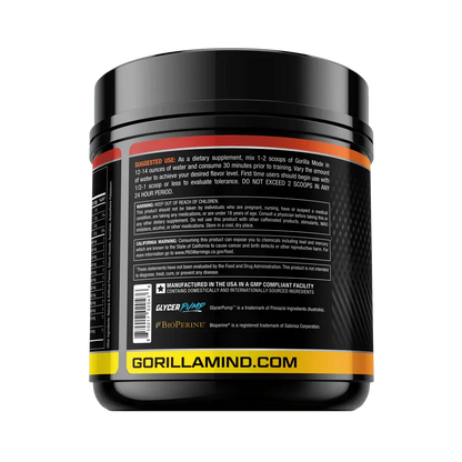 Gorilla Mode Pre - Workout - Maximum Performance & Energy Boost | Gorilla Mind - Serendipity Australia