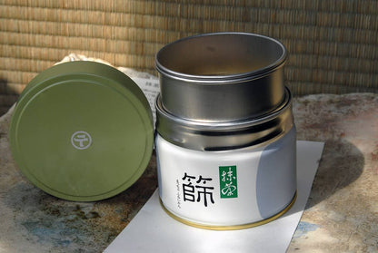 Marukyu Koyamaen - Matcha Sifting Can Set (100g Can, Strainer, Spatula)