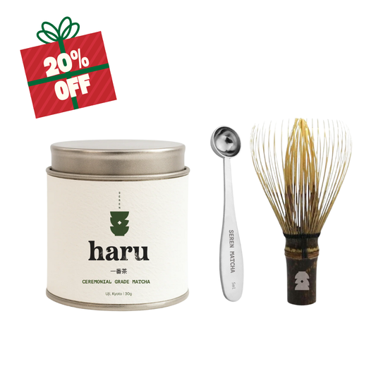 Matcha Ritual Set – Seren Matcha Haru 30g (Save 20%)